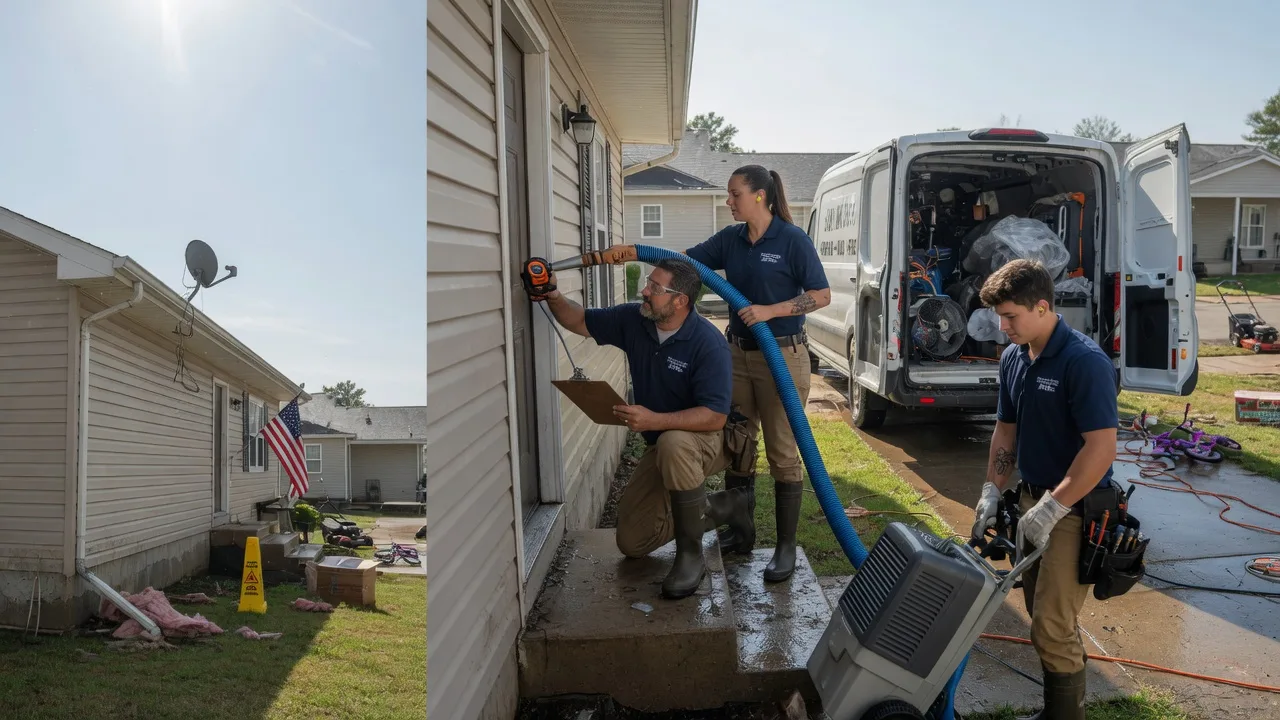 Ceiling Water Damage Restoration in Ashton, IL near me